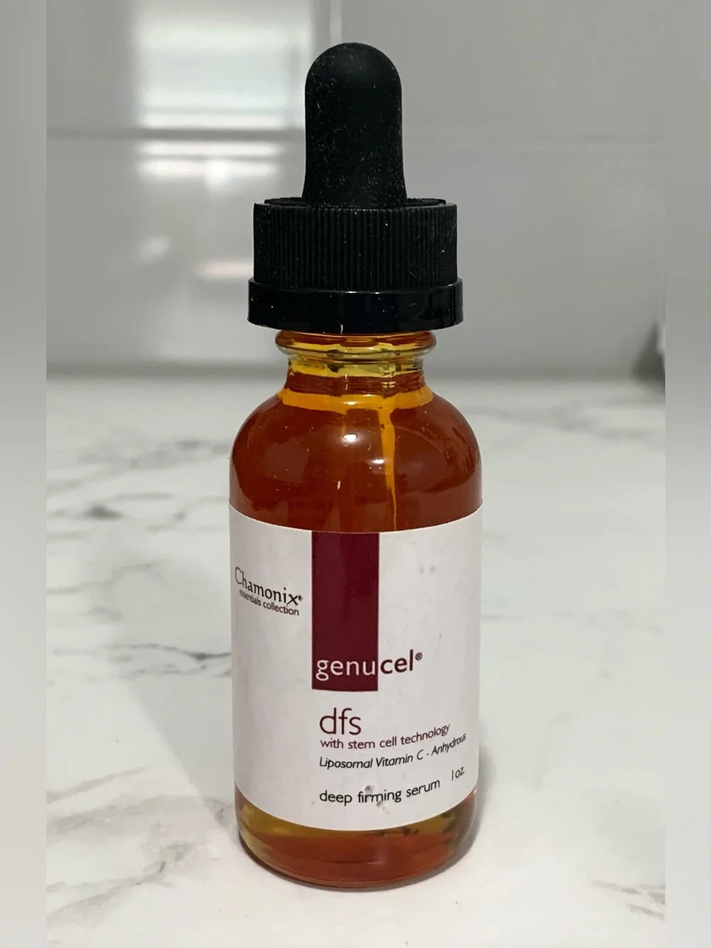 (red label) Chamonix Genucel DFS w/ Stem Cell Technology Deep Firming Serum 1 oz
